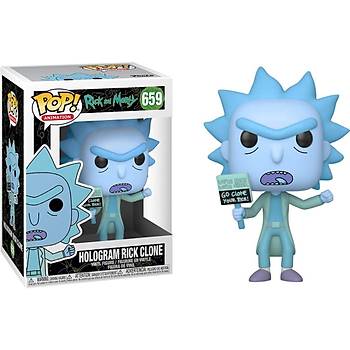 Funko POP Animation Rick & Morty Hologram Rick Clone