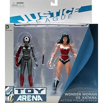The New 52 Justice League Wonder Woman vs Katana Action Figure 2 Pack