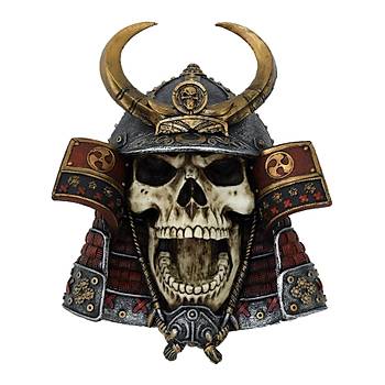 Nemesis Kabuto Skull 26cm Dekoratif Kurukafa