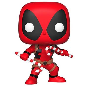 Funko POP Marvel Holiday Deadpool - (With Candy Canes)