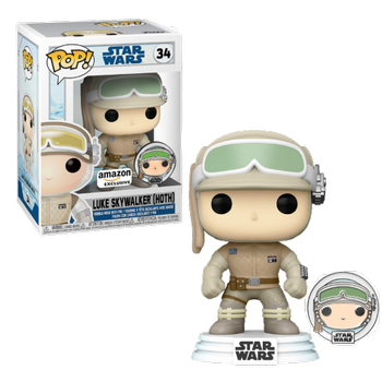 Funko POP Star Wars ATG- Luke Skywalker With Pin