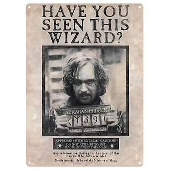 Harry Potter Have You Seen This Wizard ? Sirius Black Metal Duvar Levhas