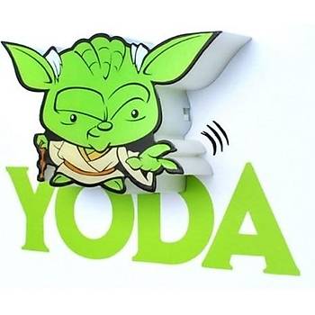 3D Light FX Star Wars Yoda Mini Duvar Lambasý