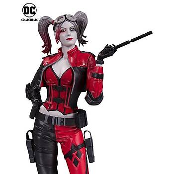 Harley Quinn Red White & Black Statue Injustice 2