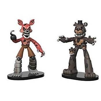 Funko Five Nights at Freddy's Hero World Series 2 Nightmare Foxy & Nightmare Freddy Exclusive 4-Inch