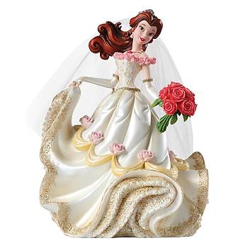Disney Showcase Beauty and the Beast Belle Wedding Stone Resin Princess Figurine