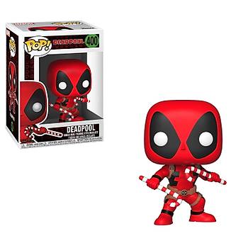 Funko POP Marvel Holiday Deadpool - (With Candy Canes)