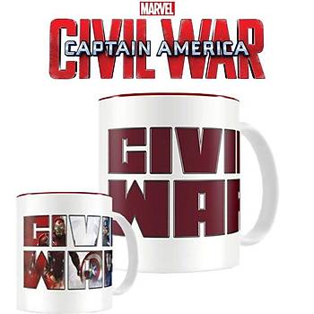 Captain America: Civil War Heat Changing Mug Kupa Bardak