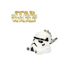 Star Wars Stormtrooper 3D Helmet Keychain Anahtarlk