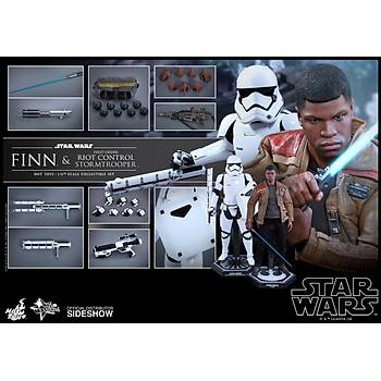 Finn and First Order Riot Control Stormtrooper