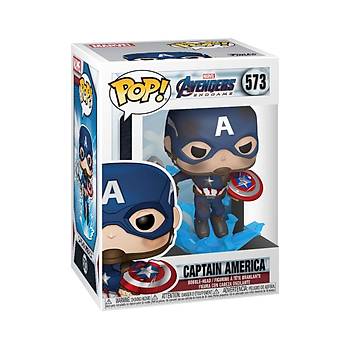 Funko POP Marvel Avengers Endgame - Captain America with Broken Shield & Mjoinir