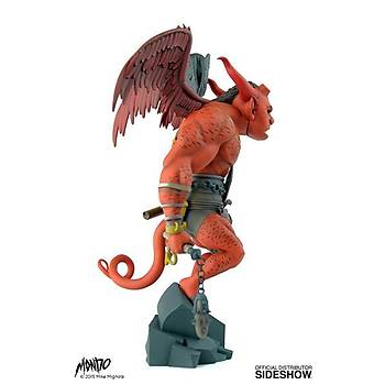 The First Hellboy Statue