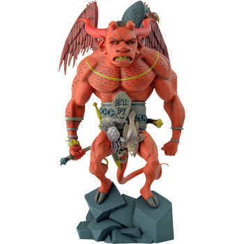 The First Hellboy Statue