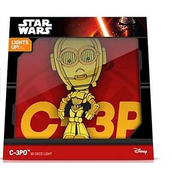 3D Light FX Star Wars C-3PO Mini Duvar Lambas