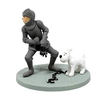 Tintin Coffret Scène Plastique Armure Figure