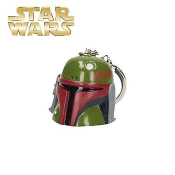 Star Wars Boba Fett 3D Helmet Keychain Anahtarlk
