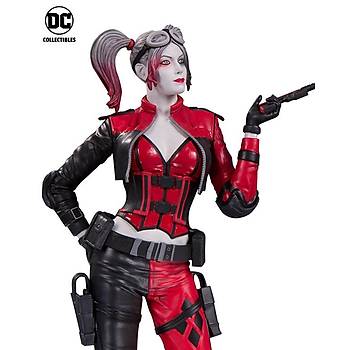 Harley Quinn Red White & Black Statue Injustice 2