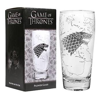 Game of Thrones - Beer Glass King In The North