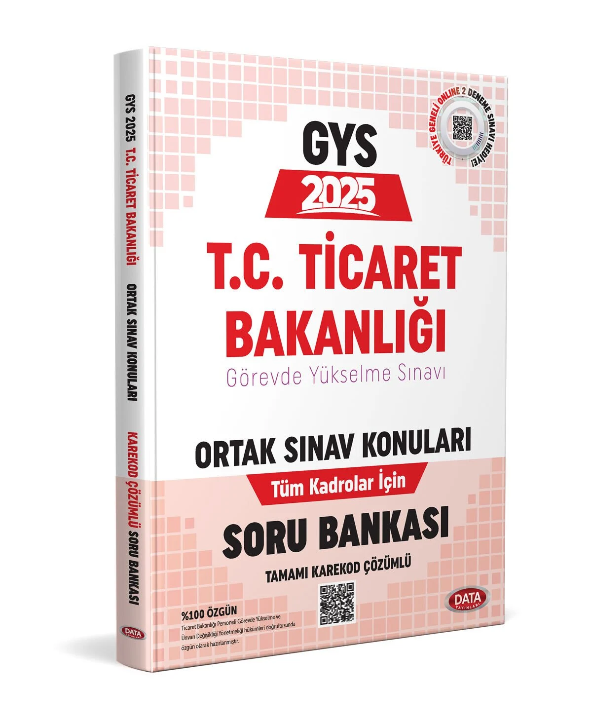 Data Yayınları GYS Ticaret Bakanlığı Ortak Konular Soru Bankası - Karekod Çözümlü