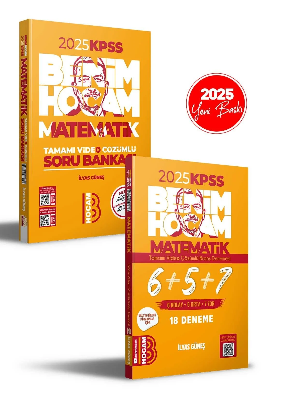 2025 KPSS Matematik Soru Bankası ve 6+5+7 Deneme Seti Benim Hocam Yayınları