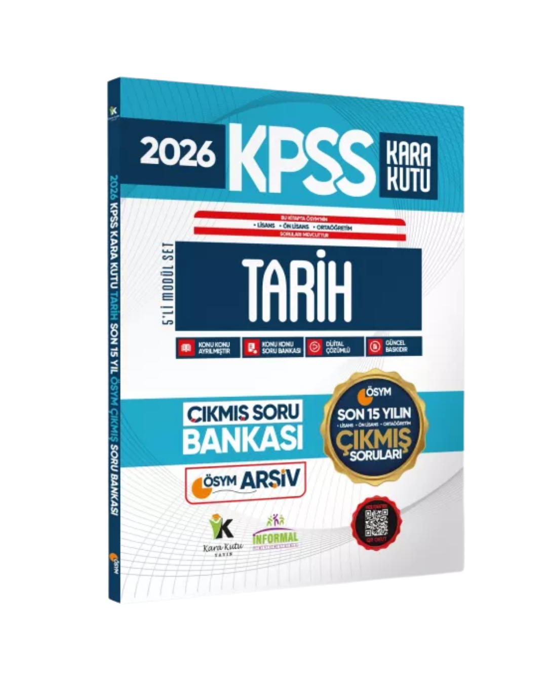 2026 FULL KPSS Lisans-Önlisans-Ortaöğretim Tarihin Kara Kutusu ÖSYM Çıkmış Soru Bankası Son 15 Yıl İnformal Yayınları