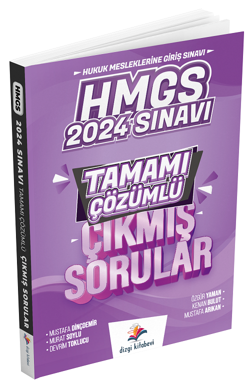 Dizgi Kitap Yayınları HMGS 2024 Sınavı Çıkmış Sorular Çözümlü