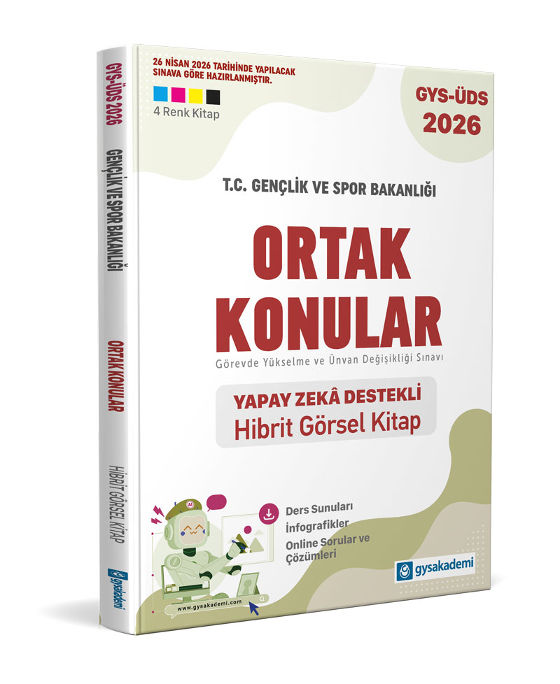 Gysakademi Gençlik Ve Spor Bakanlığı Ortak Konular Yapay Zeka Destekli Hibrit Kitap