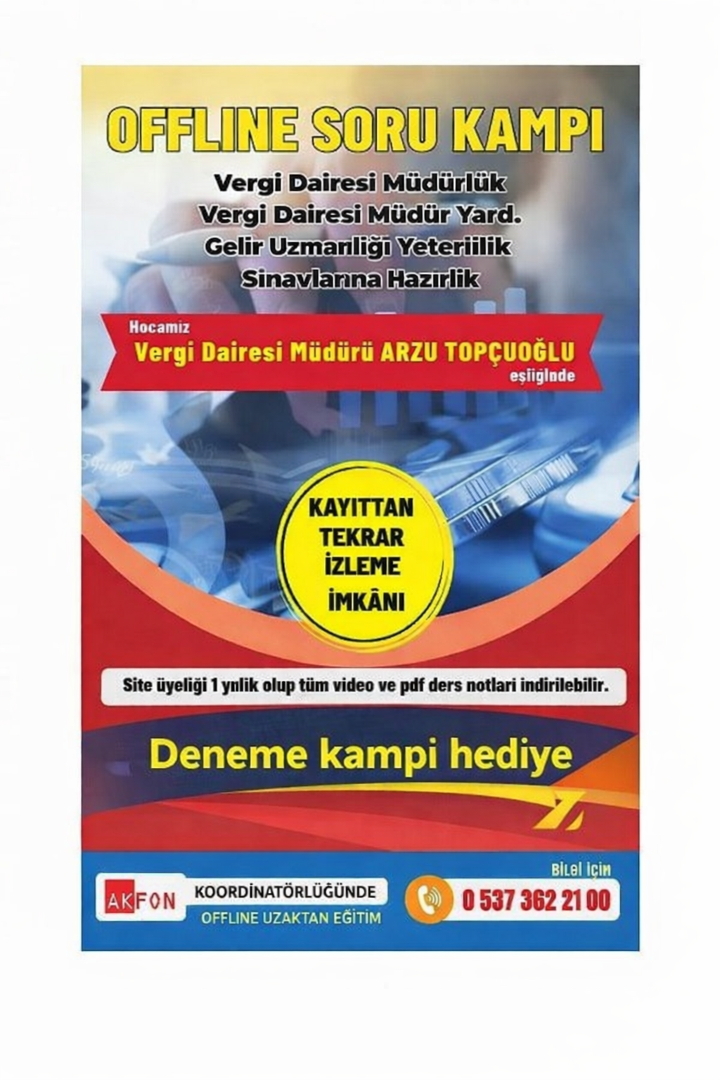 Vergi Dairesi Müdürlük ve Vergi Dairesi Müdür Yardımcılığı - Gelir Uzmanlığı Yeterlilik Sınavları OFFLINE Soru Kampı 2026