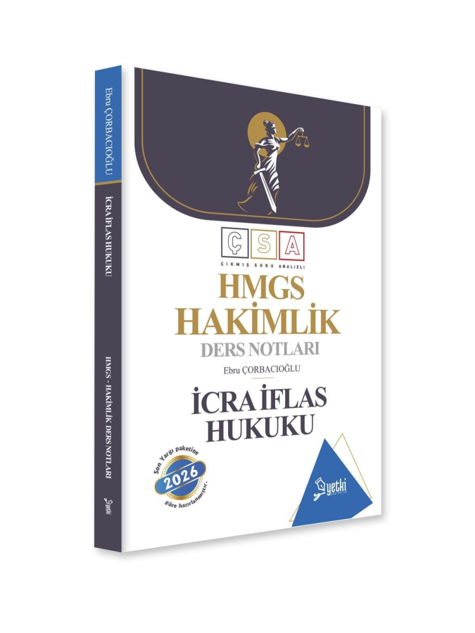 Yetki Yayınları 2026 HMGS Hakimlik İcra İflas Hukuku Ders Notları