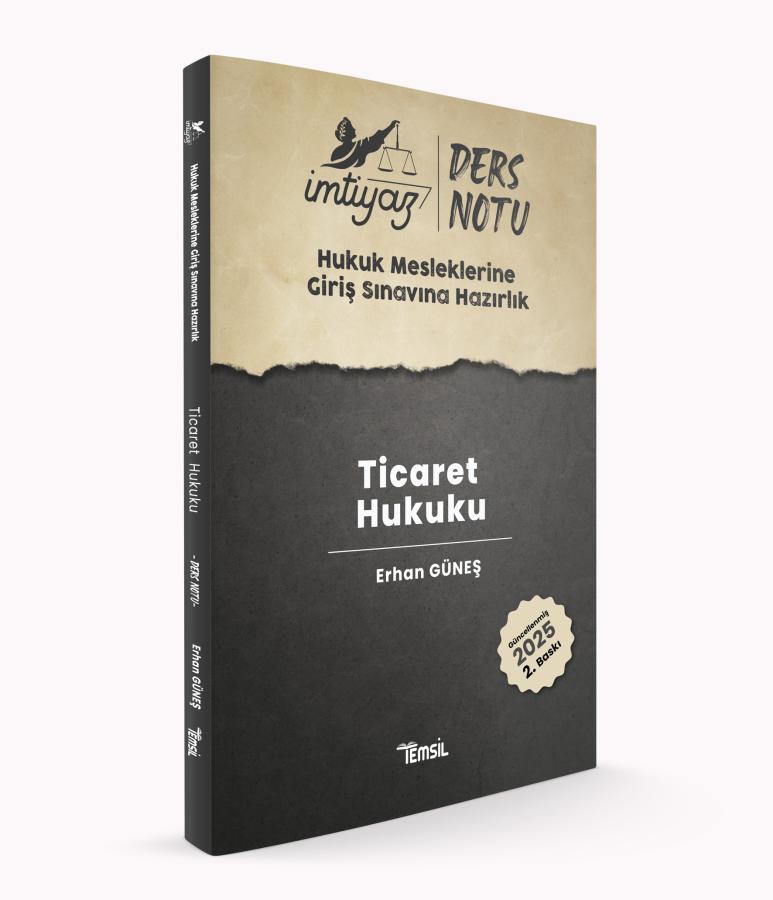 HMGS Ticaret Hukuku Ders Notu Erhan Güneş Temsil Kitap