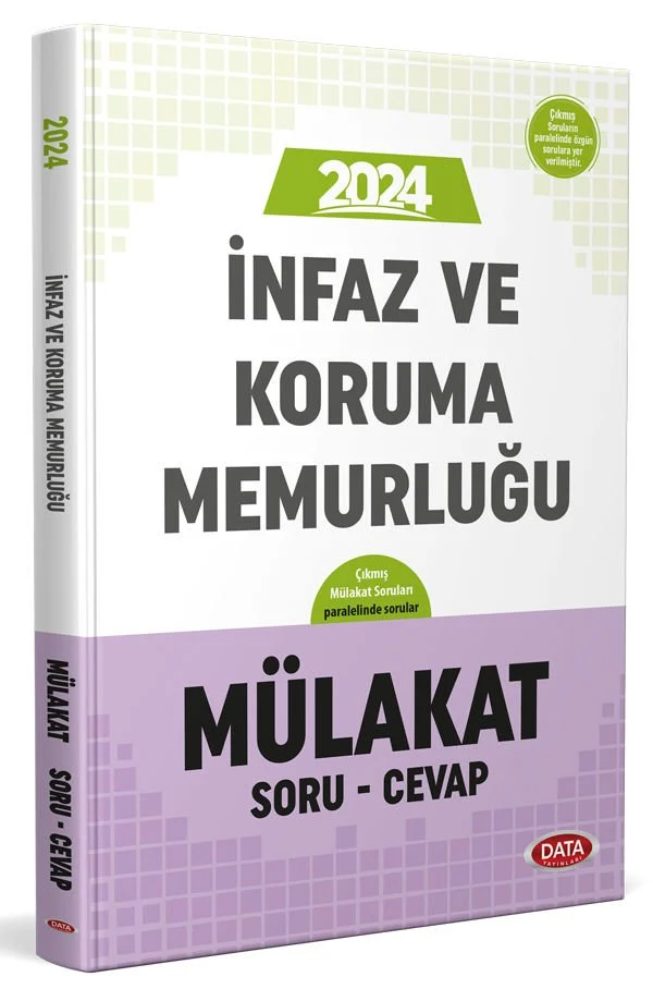 Data Yayınları İnfaz ve Koruma Memurluğu Mülakat Sınavı Soru - Cevap