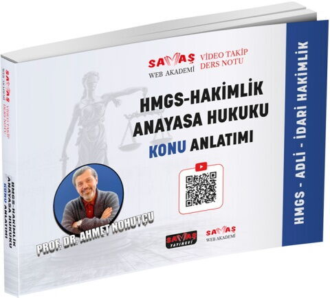 Savaş Yayınları 2026 Adli-İdari Hakimlik HMGS Anayasa Hukuku Konu Anlatımı Ahmet Nohutçu