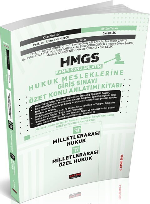 Savaş Yayınevi HMGS Özet Konu Anlatımı Milletlerarası Hukuk Milletlerarası Özel Hukuk Şubat 2026 4. Baskı