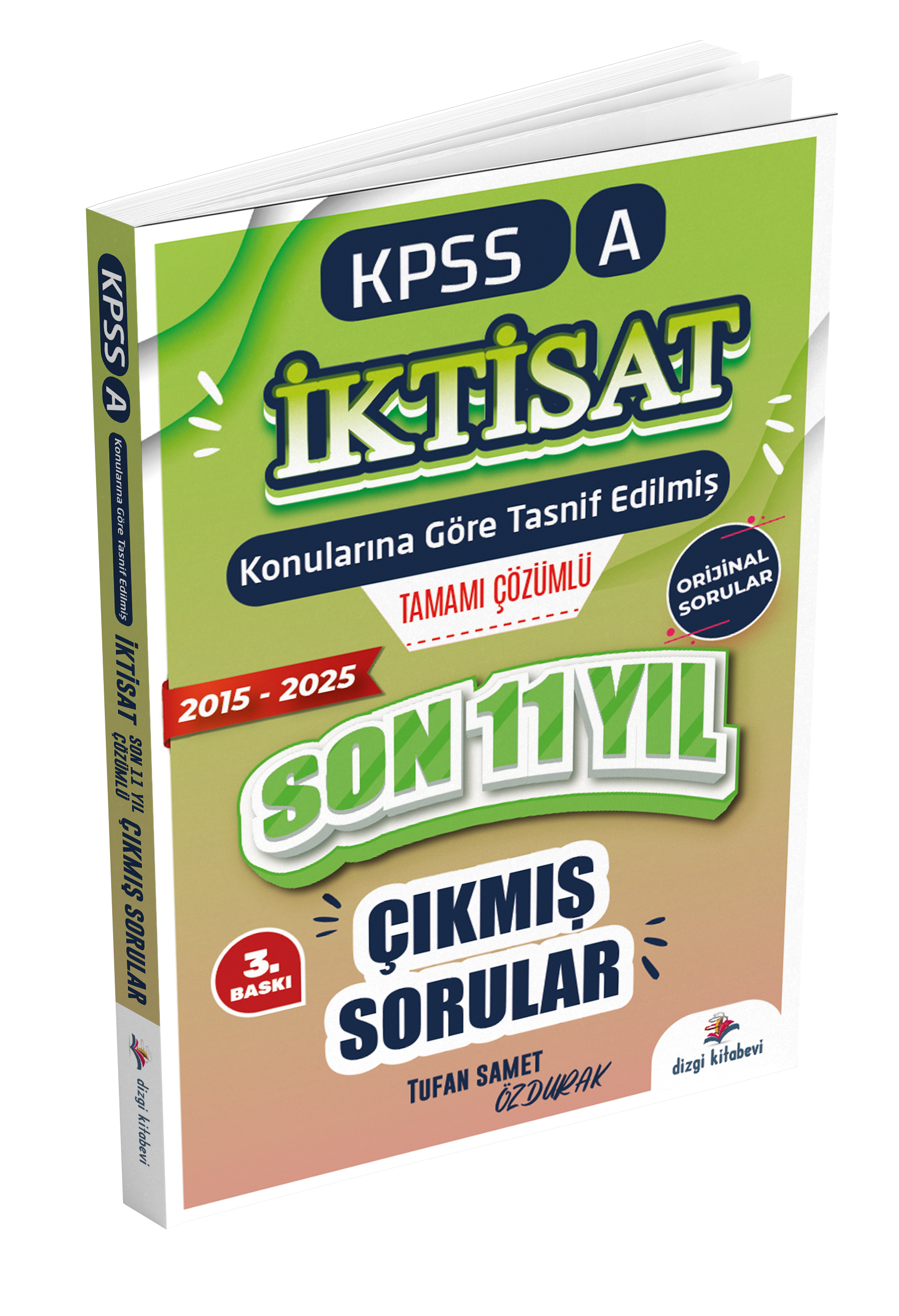 Dizgi Kitap 2026 Kpss A İktisat Konularına Göre Tasnif Edilmiş Son 11 Yıl Tamamı Çözümlü Orijinal Çıkmış Sorular (2016-2025)