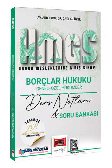 Yargı Yayınları 2025 HMGS Borçlar Hukuku Genel ve Özel Hükümler Ders Notları ve Soru Bankası