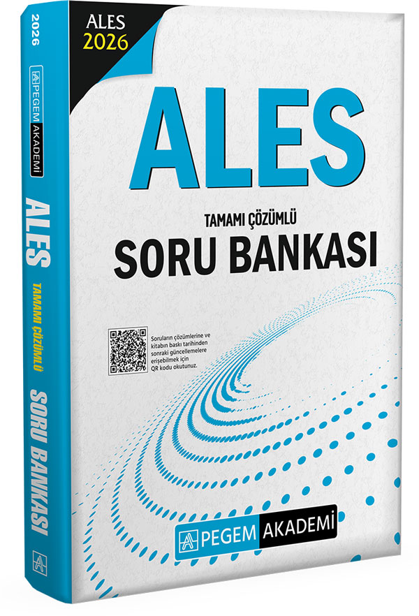 Pegem 2026 ALES Tamamı Çözümlü Soru Bankası Pegem Akademi Yayınları
