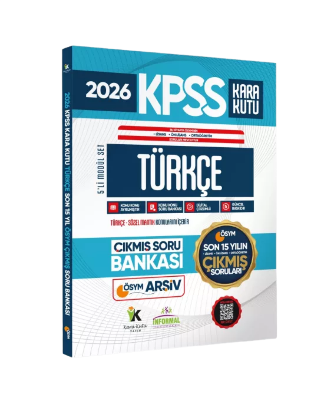 2026 FULL KPSS Lisans-Önlisans-Ortaöğretim Türkçenin Kara Kutusu ÖSYM Çıkmış Soru Bankası Son 15 Yıl İnformal Yayınları