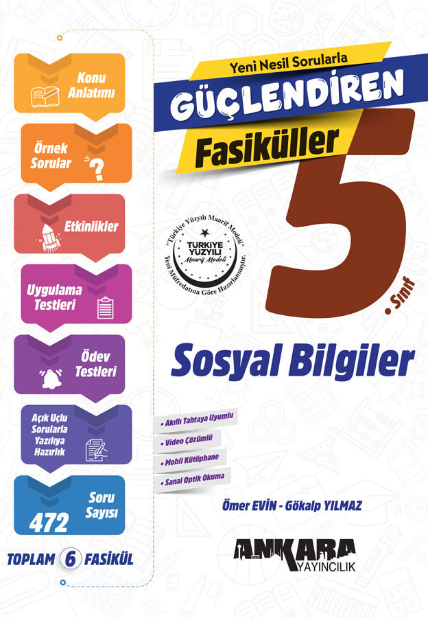 5. Sınıf Güçlendiren Sosyal Bilgiler Fasiküller Ömer Evin-Gökalp Yılmaz Ankara Yayıncılık