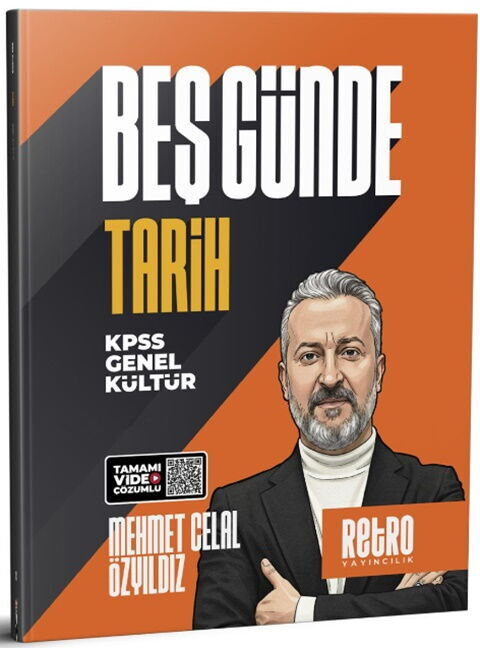 Retro Yayıncılık KPSS Genel Kültür Tarih Beş Günde Kamp Kitabı Mehmet Celal Özyıldız