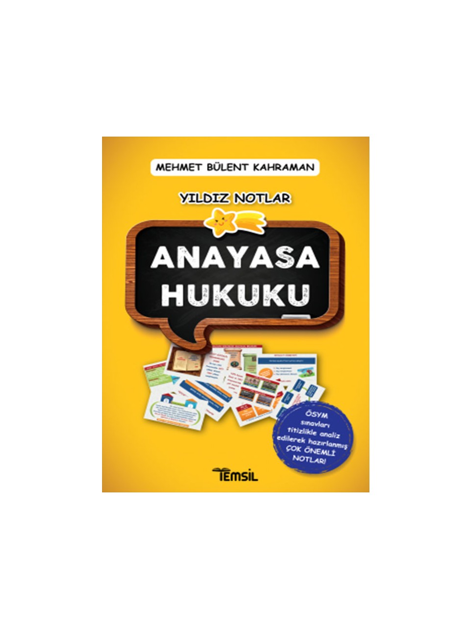 SÜPER FİYAT !! Yıldız Notlar Anayasa Hukuku Mehmet Bülent Kahraman Temsil Kitap 1. Baskı