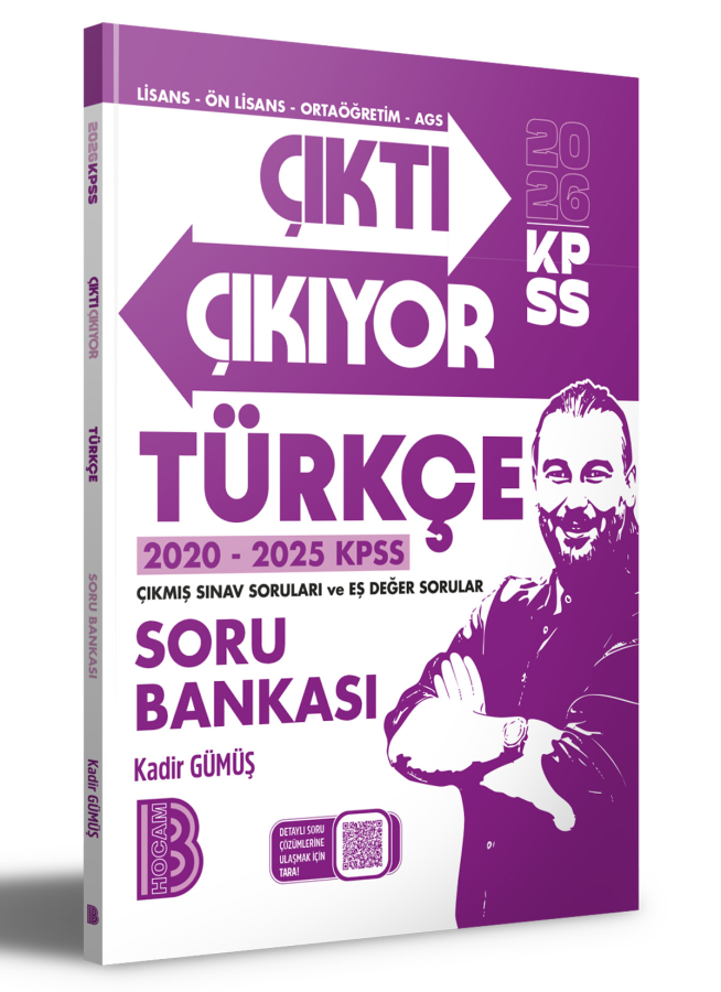 Benim Hocam Yayınları 2026 KPSS Çıktı Çıkıyor Türkçe Soru Bankası Kadir Gümüş