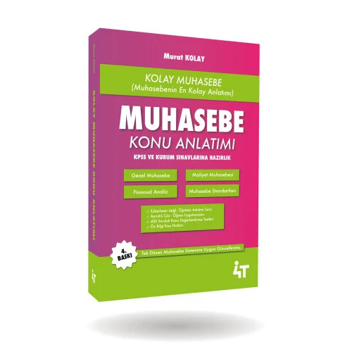 4T Kolay Muhasebe Konu Anlatımı Murat KOLAY 3.Baskı