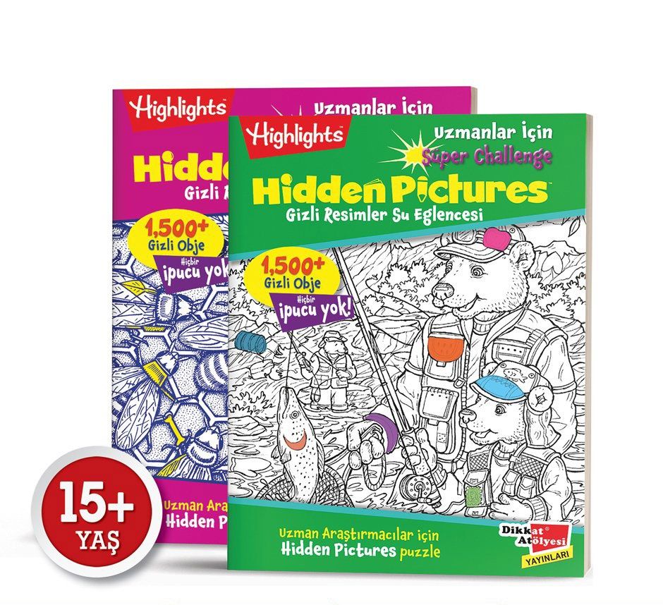 Uzmanlar İçin Hidden Pictures 2'li Set Dikkat Atölyesi Yayınları