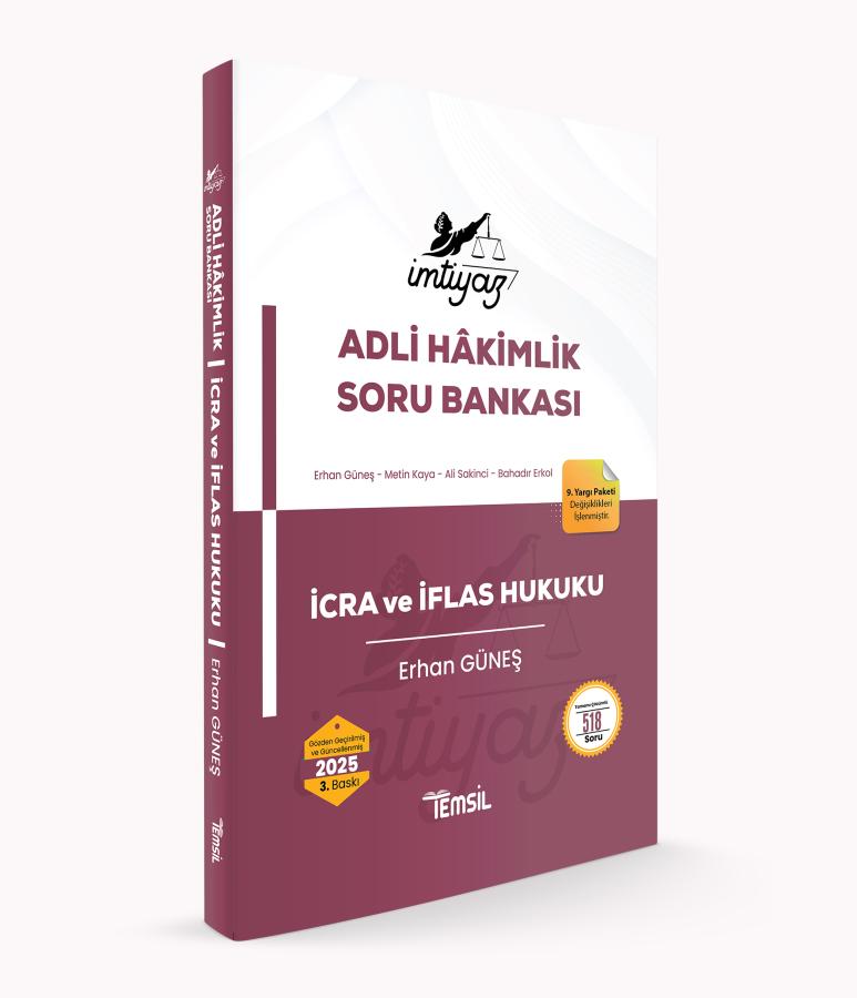 İmtiyaz İcra ve İflas Hukuku Soru Bankası Erhan Güneş Temsil Kitap
