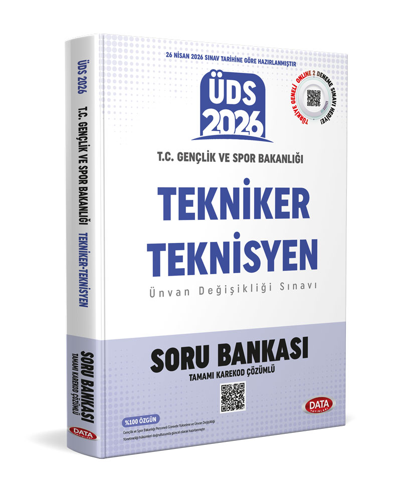 T.C. Gençlik ve Spor Bakanlığı Tekniker - Teknisyen ÜDS Soru Bankası Karekod Çözümlü