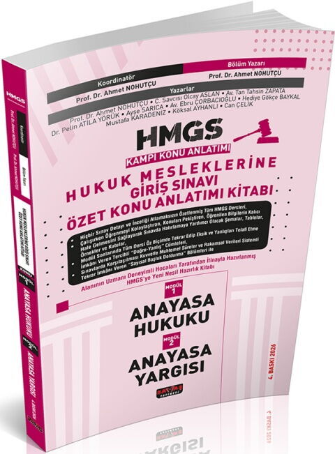 Savaş Yayınevi HMGS Özet Konu Anlatımı Anayasa Hukuku Anayasa Yargısı Şubat 2026 4. Baskı