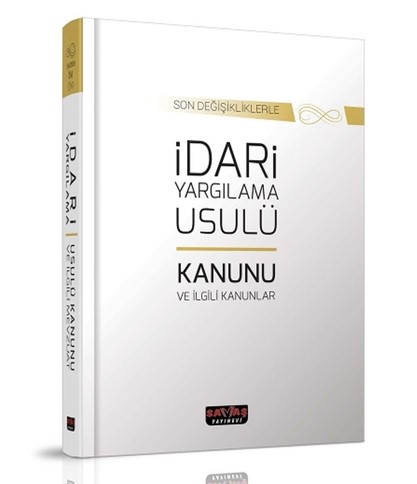 SÜPER FİYAT İdari Yargılama Usulü Kanunu (Karton Kapak) - Savaş Yayınları