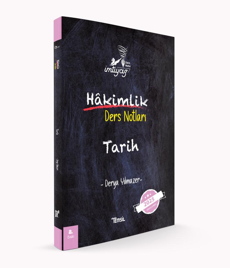 İMTİYAZ Hakimlik Tarih Ders Notları Derya Yılmazer Temsil Kitap