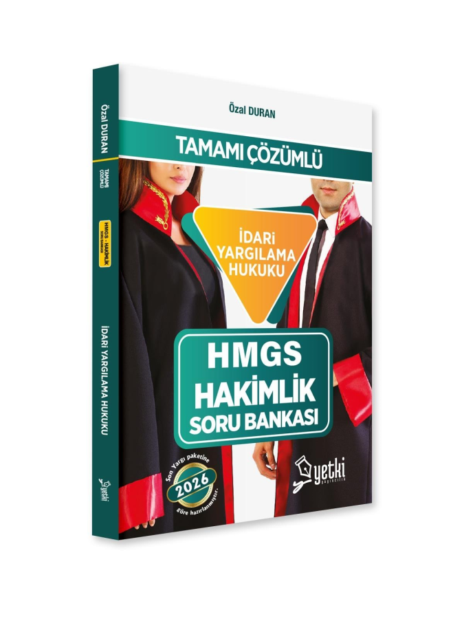 Yetki Yayınları 2026 HMGS Hakimlik İdari Yargılama Hukuku Soru Bankası
