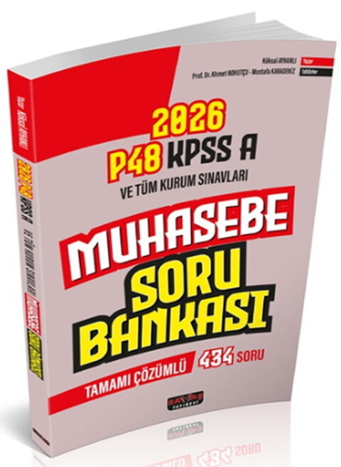 Savaş Yayınları 2026 KPSS A Grubu P48 Muhasebe Soru Bankası Köksal Ayhanlı